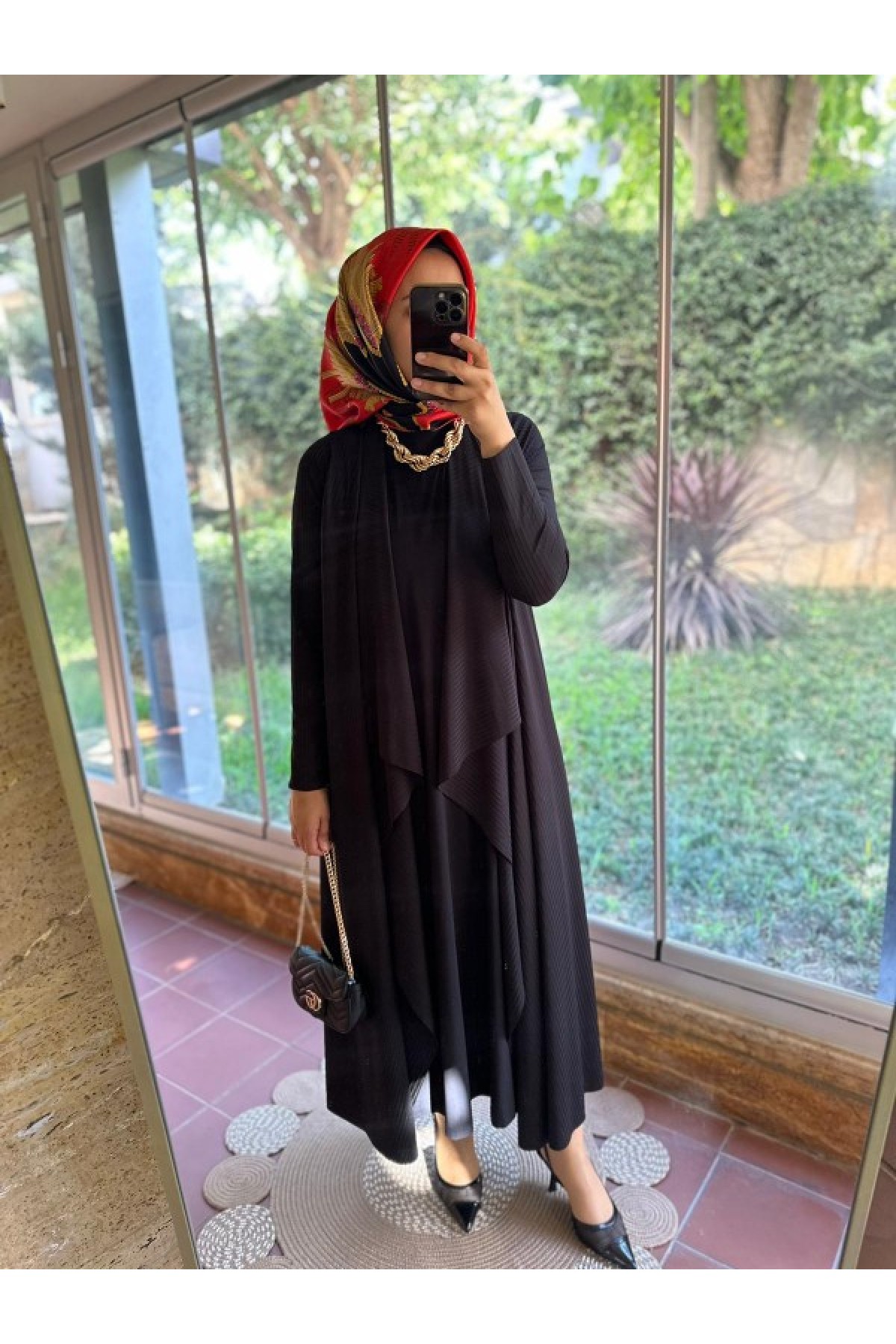 Nihalle İkili Kap Siyah