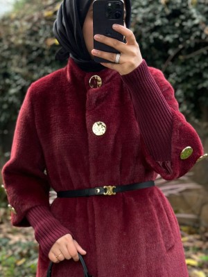 Yeni Sezon Angora Kaban Bordo