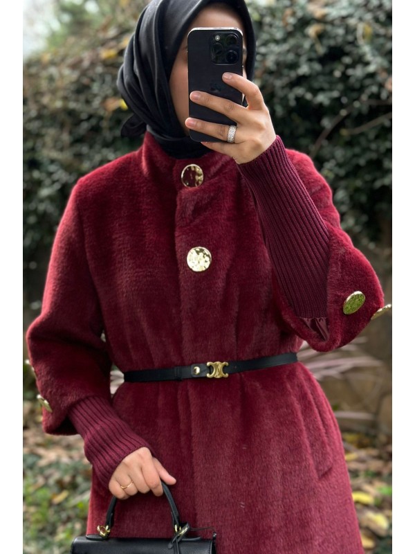 Yeni Sezon Angora Kaban Bordo
