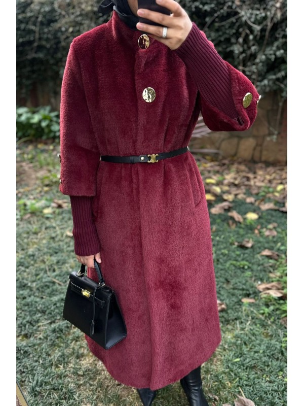 Yeni Sezon Angora Kaban Bordo