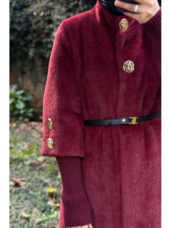Yeni Sezon Angora Kaban Bordo