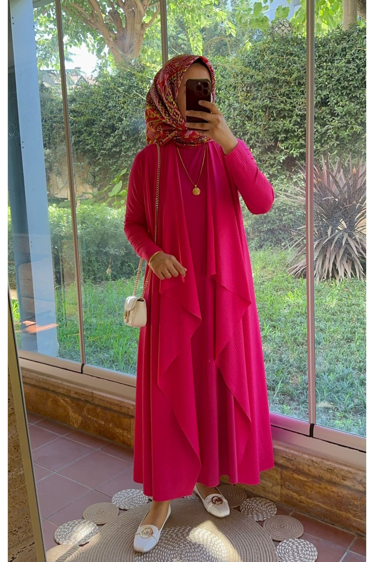 Nihalle İkili Kap Fuşya