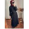 Desenli Abaya Siyah