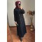 Desenli Abaya Siyah