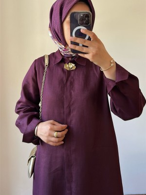 Keten Kap Mürdüm Ön Sipariş 15-20 Gün