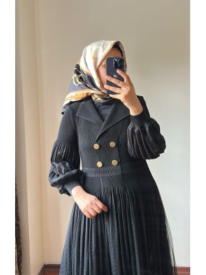 Güpür Detaylı Elbise