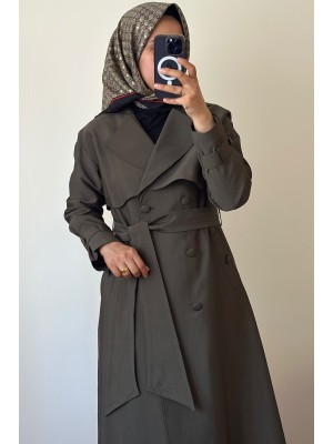 Yeni Sezon Trençkot 877 Haki