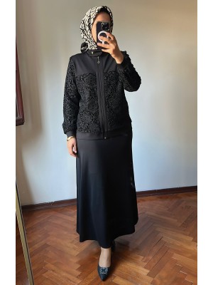 Çelik Örme Takım Siyah