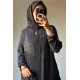 Parçalı İpek Cupra Ferace Siyah