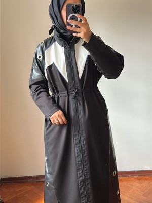 Zımba Detaylı Spor Kap Siyah