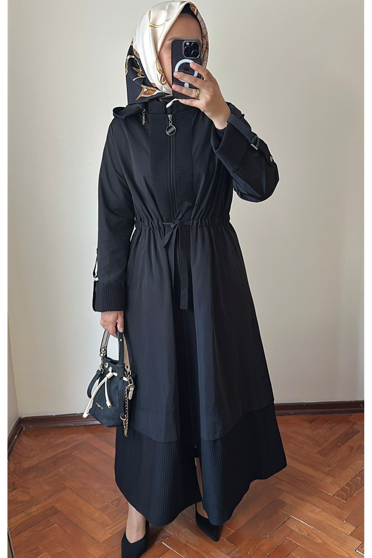 Mevlana Trençkot Siyah