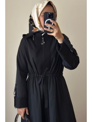 Mevlana Trençkot Siyah