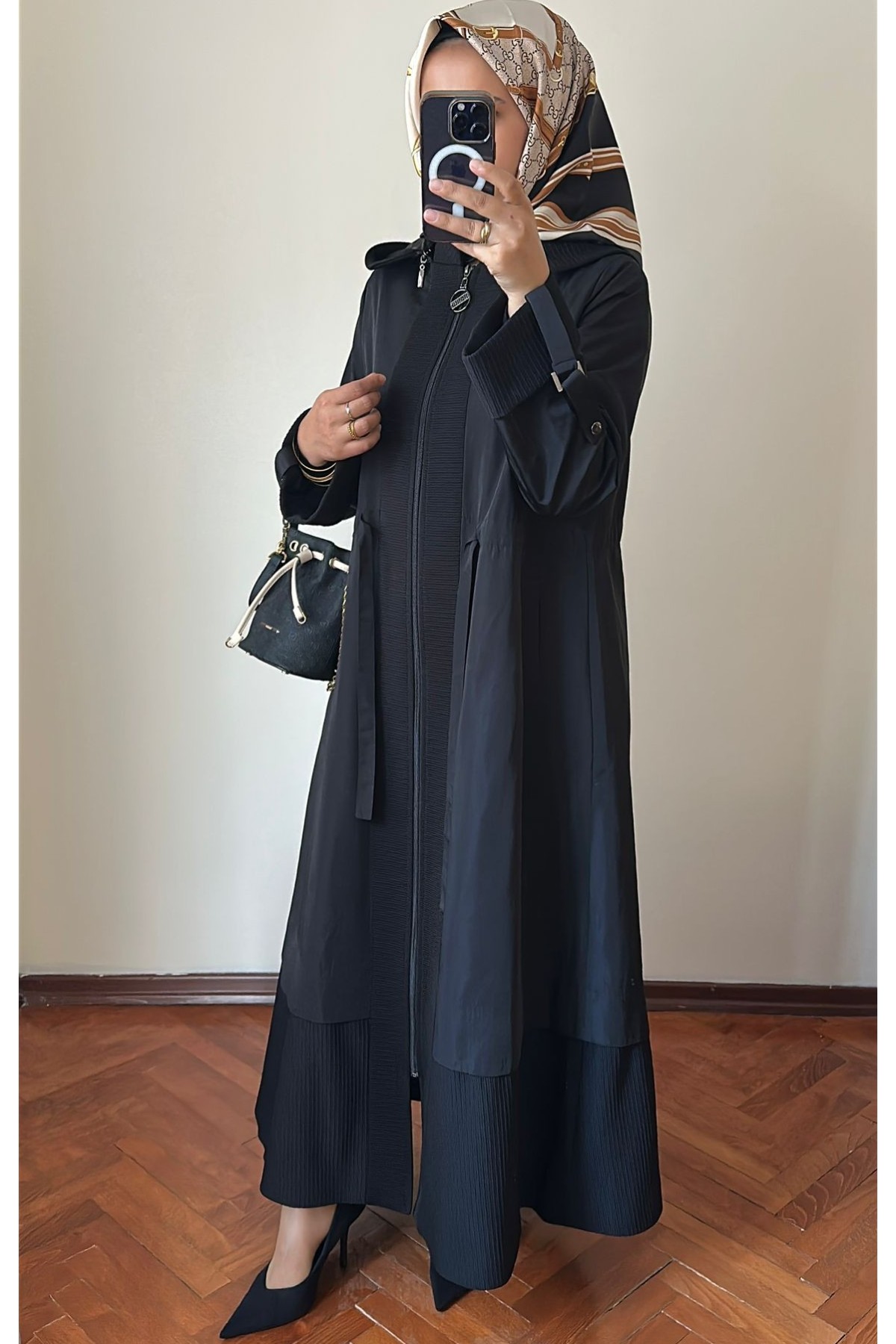 Mevlana Trençkot Siyah
