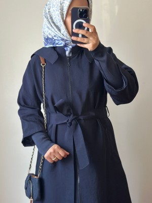 Yeni Sezon Trençkot 856 Lacivert