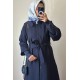 Yeni Sezon Trençkot 856 Lacivert