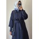 Yeni Sezon Trençkot 856 Lacivert