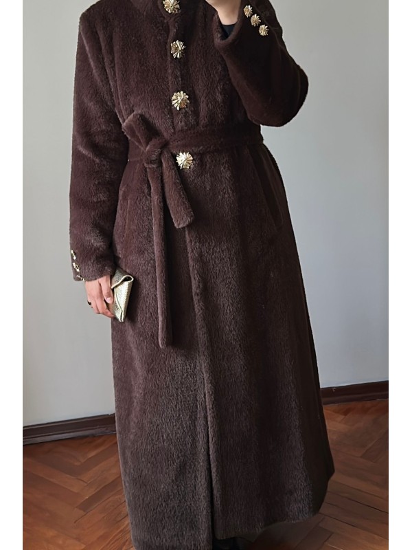 Kemerli Angora Kaban Kahverengi