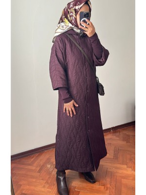 Ribana Detaylı Kapitone Kap 836 Mürdüm