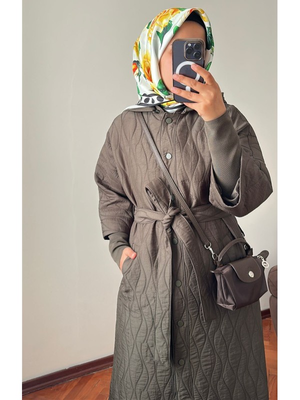 Ribana Detaylı Kapitone Kap 836 Haki