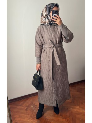 Ribana Detaylı Kapitone Kap 836 Vizon