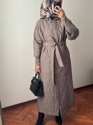 Ribana Detaylı Kapitone Kap 836 Vizon