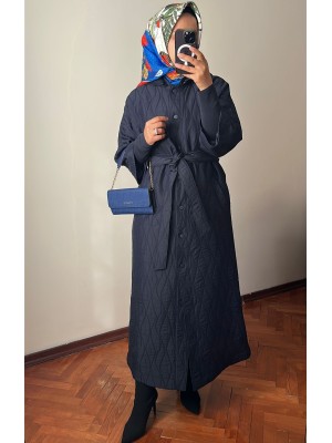 Ribana Detaylı Kapitone Kap 836 Lacivert