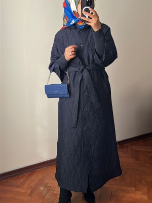 Ribana Detaylı Kapitone Kap 836 Lacivert