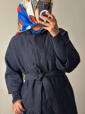 Ribana Detaylı Kapitone Kap 836 Lacivert