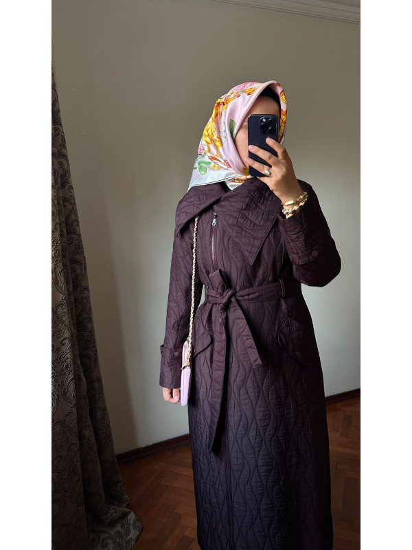 Kapitone Pardesü 823 Mürdüm