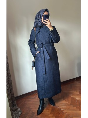 Kapitone Pardesü 823 Lacivert