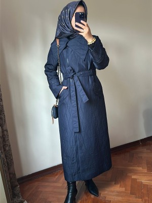 Kapitone Pardesü 823 Lacivert