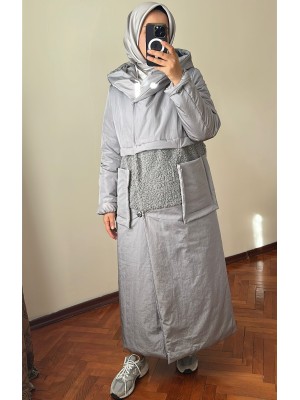 Yeni Sezon Mont 2564 Gri