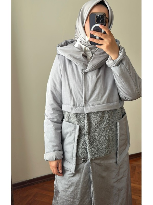 Yeni Sezon Mont 2564 Gri