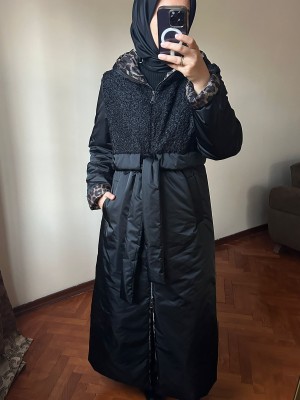 Leopar Astarlı Mont Siyah