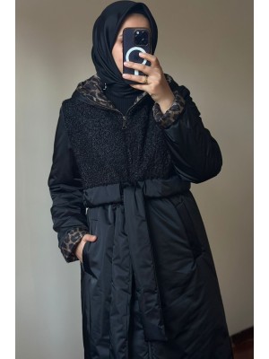 Leopar Astarlı Mont Siyah