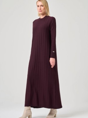 Merserize Astana Elbise Mürdüm