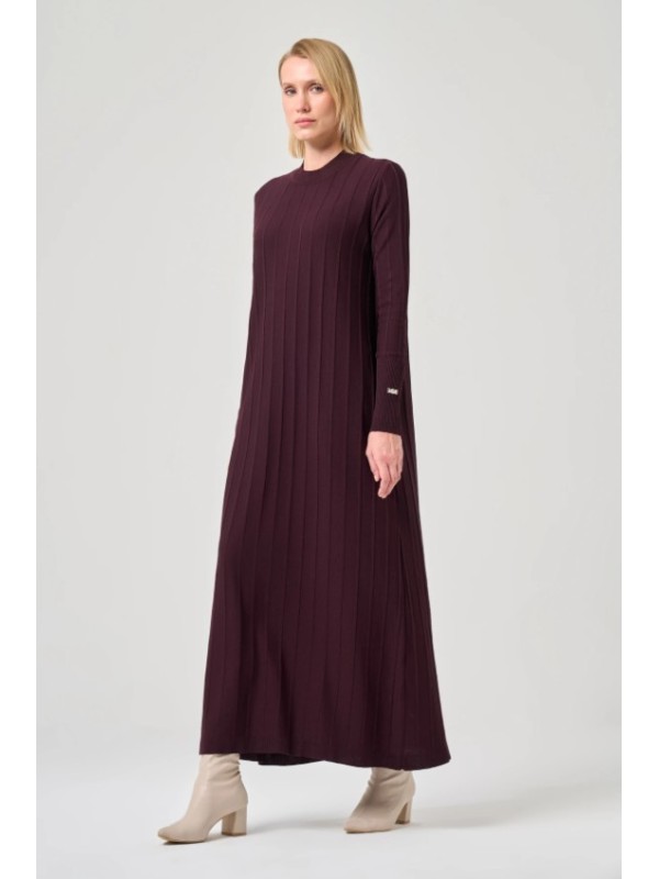 Merserize Astana Elbise Bordo