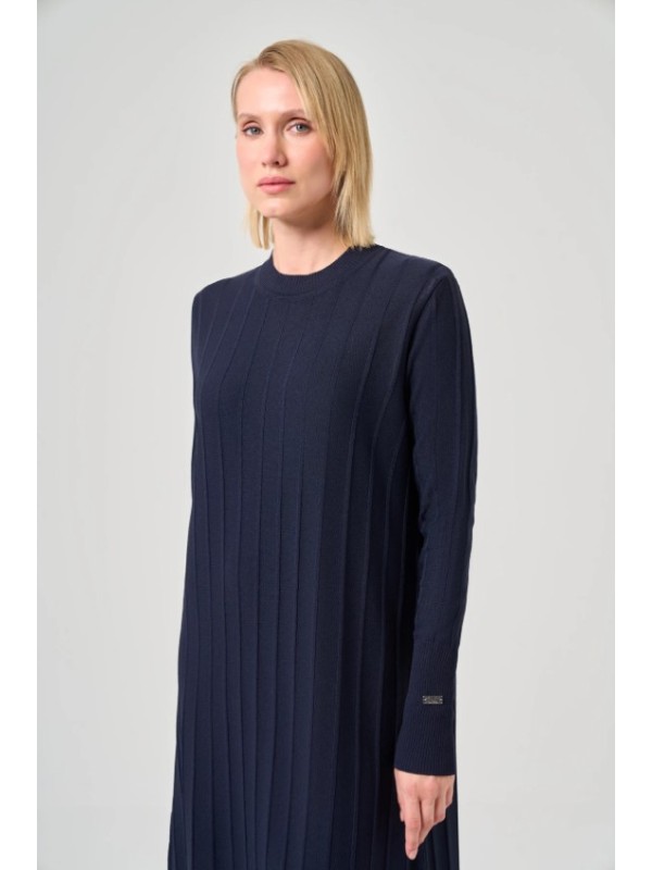 Merserize Astana Elbise Lacivert