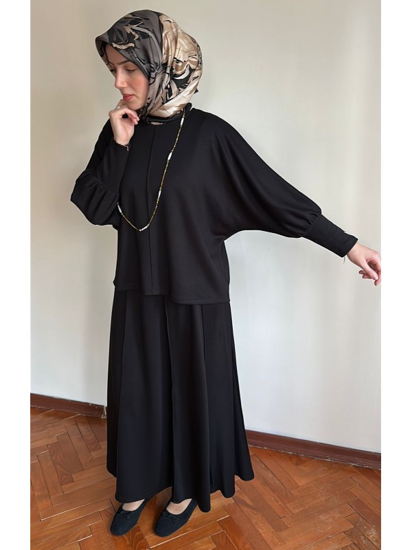 Rahat Etekli Takım Siyah