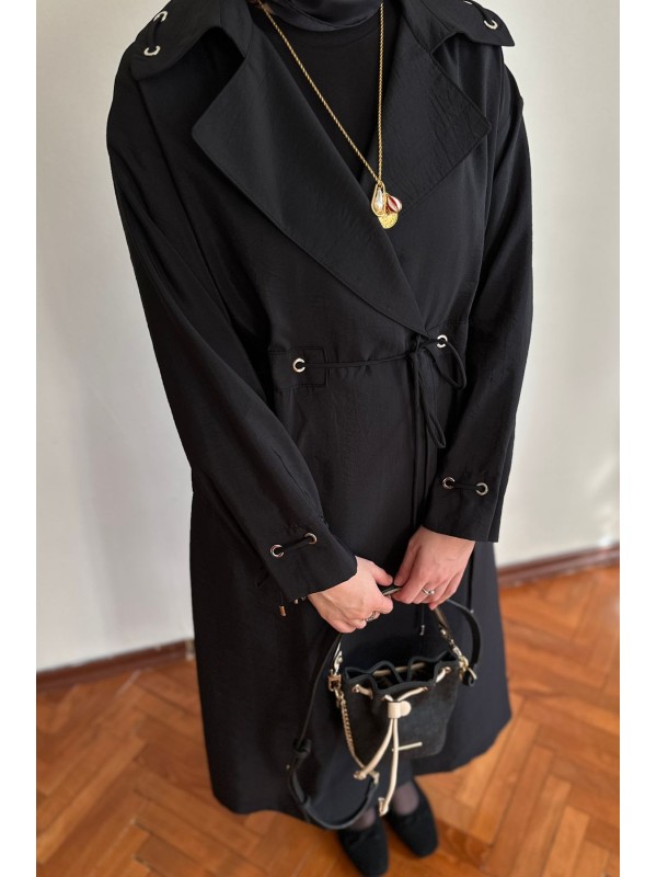 Yazlık Trençkot 850 Siyah