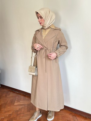 Yazlık Trençkot 850 Bej