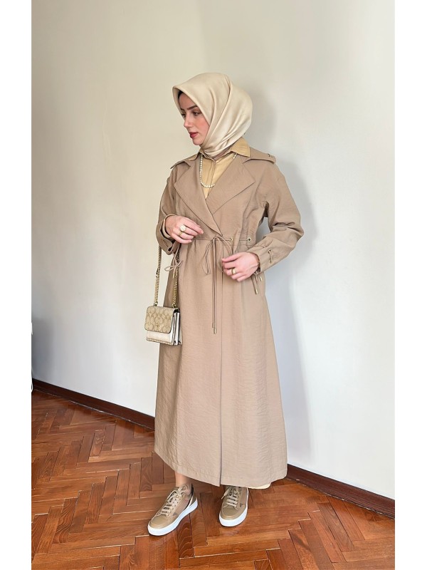 Yazlık Trençkot 850 Bej
