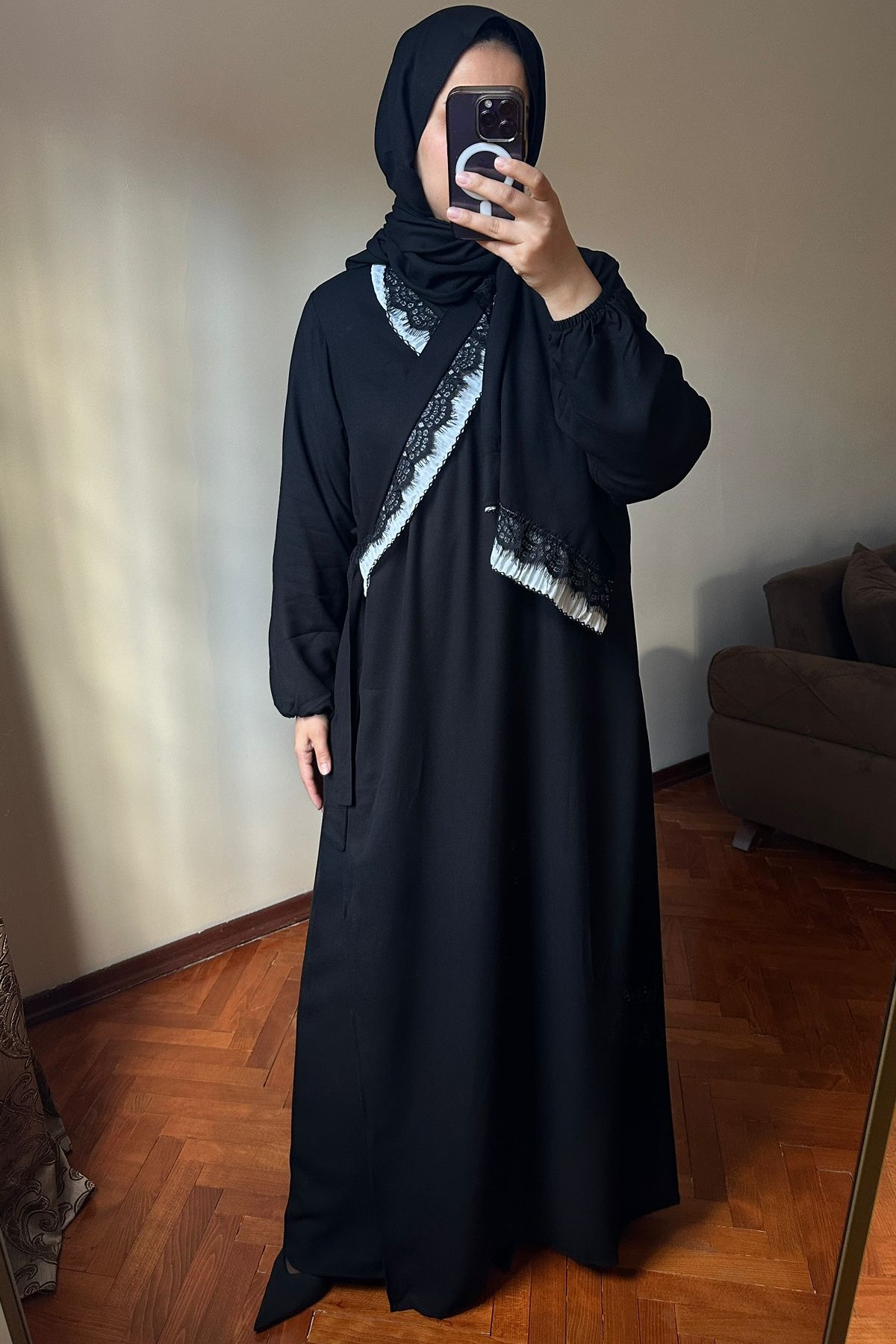 Siyah Namaz Elbisesi