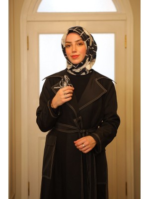 Nurcan Çetin Trençkot Siyah