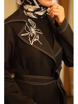 Nurcan Çetin Trençkot Siyah