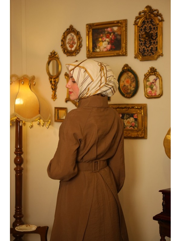 Yazlık Trençkot 818 Kahverengi