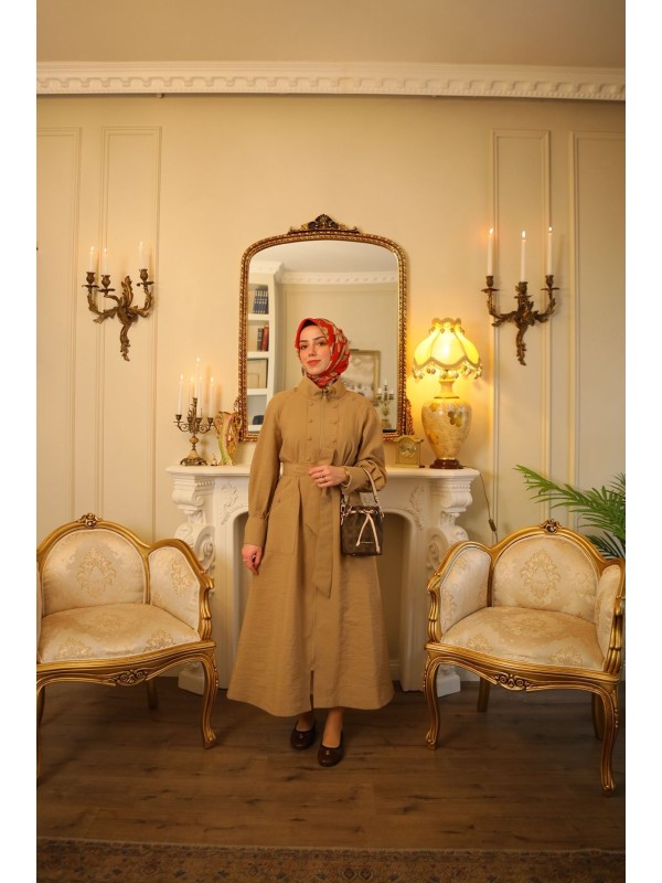 Yazlık Trençkot 818 Bej