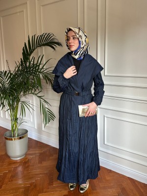Şal Yaka Kap Lacivert
