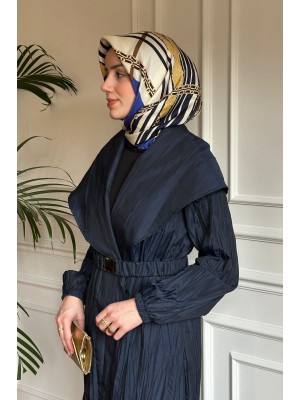 Şal Yaka Kap Lacivert