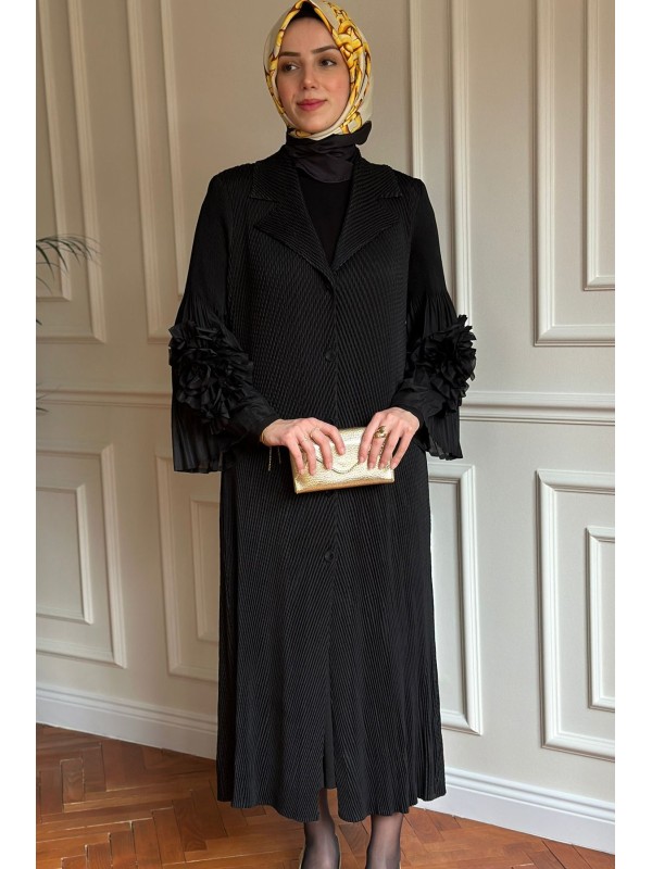 Çiçekli Akordiyon Kap